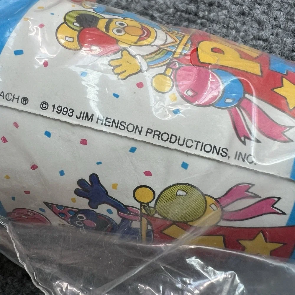 NWT Vintage 2 Set Of 8 Sesame‎ Street Party Time Small Paper Cups Jim Henson